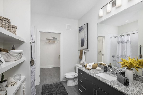 Bathroom featuring modern fixtures at Prose Cartersville Apartments