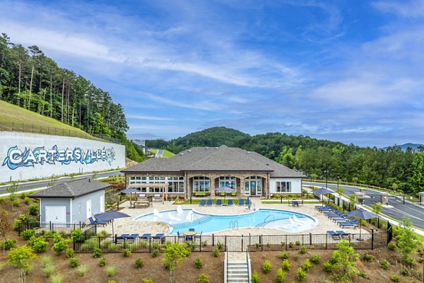 Inviting resort-style pool at Prose Cartersville Apartments