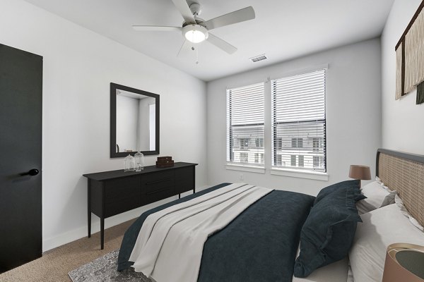 bedroom at NOVEL Val Vista Apartments