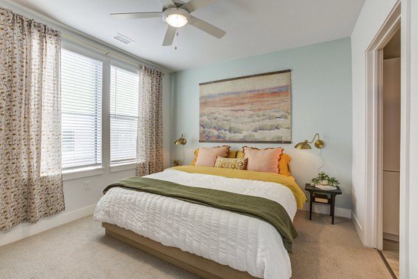 bedroom at NOVEL Val Vista Apartments