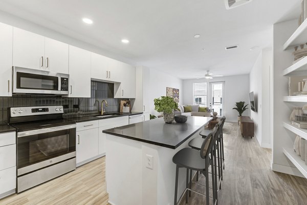 kitchen at NOVEL Val Vista Apartments