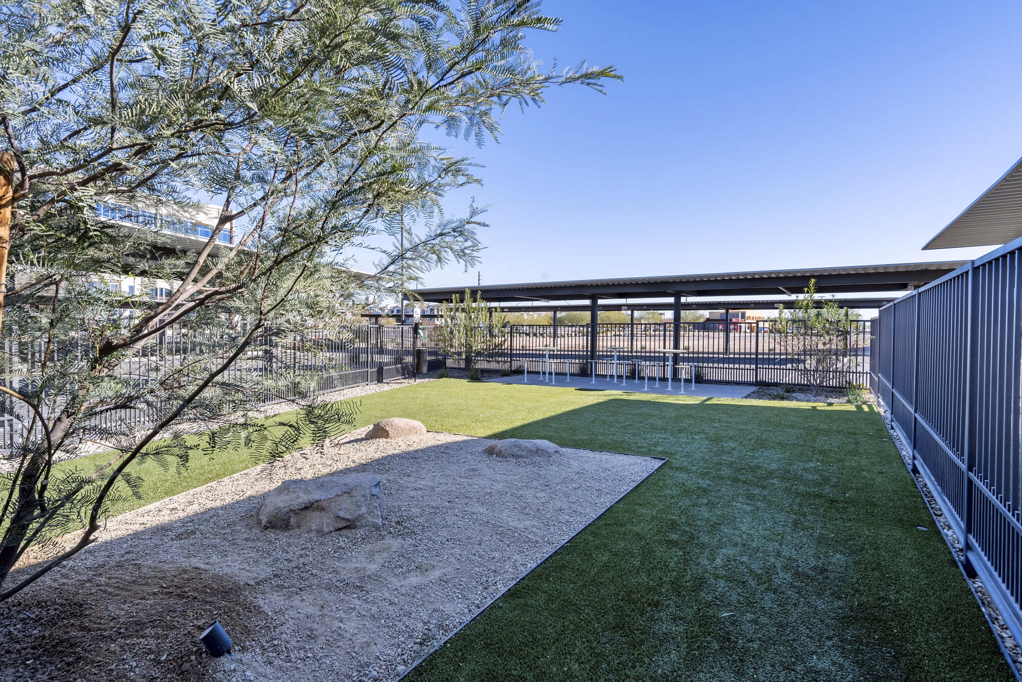 patio at NOVEL Val Vista Apartments