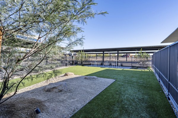 patio at NOVEL Val Vista Apartments