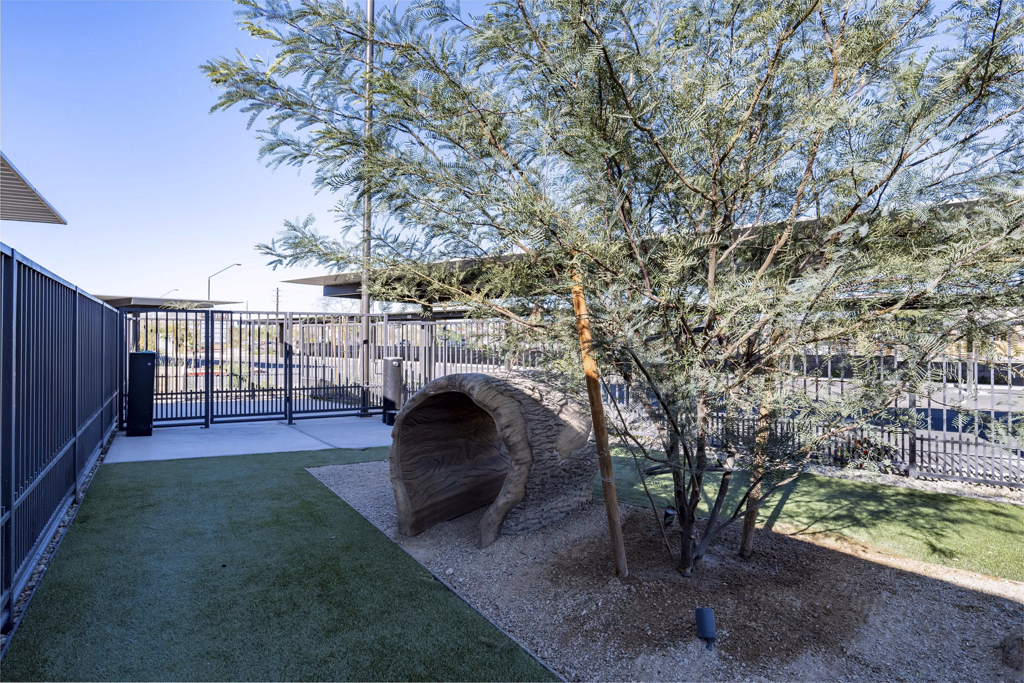 patio at NOVEL Val Vista Apartments