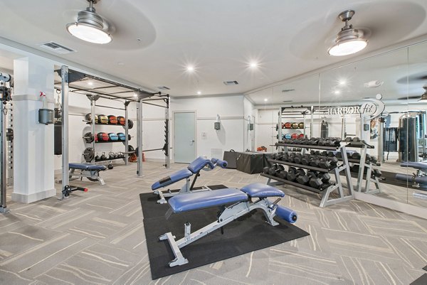 Fitness center with modern equipment at Integra Lakes Apartments for active lifestyle enthusiasts