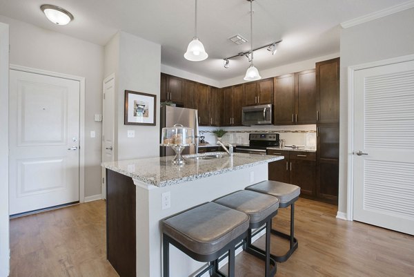 kitchen at Integra Lakes Apartment