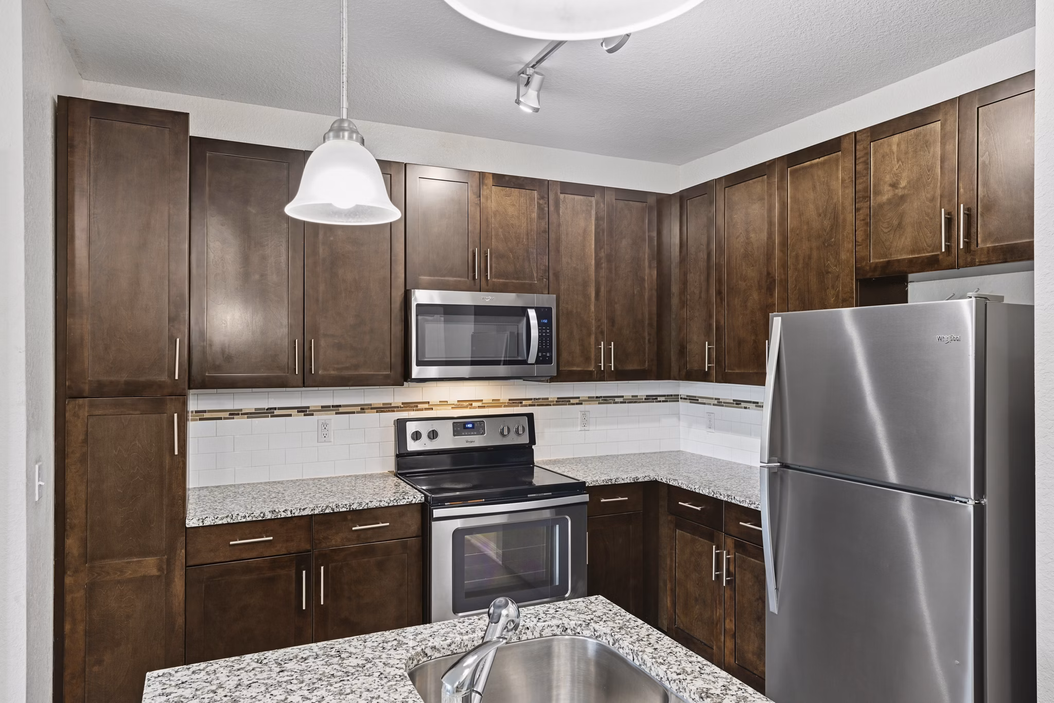kitchen at Integra Lakes Apartments
