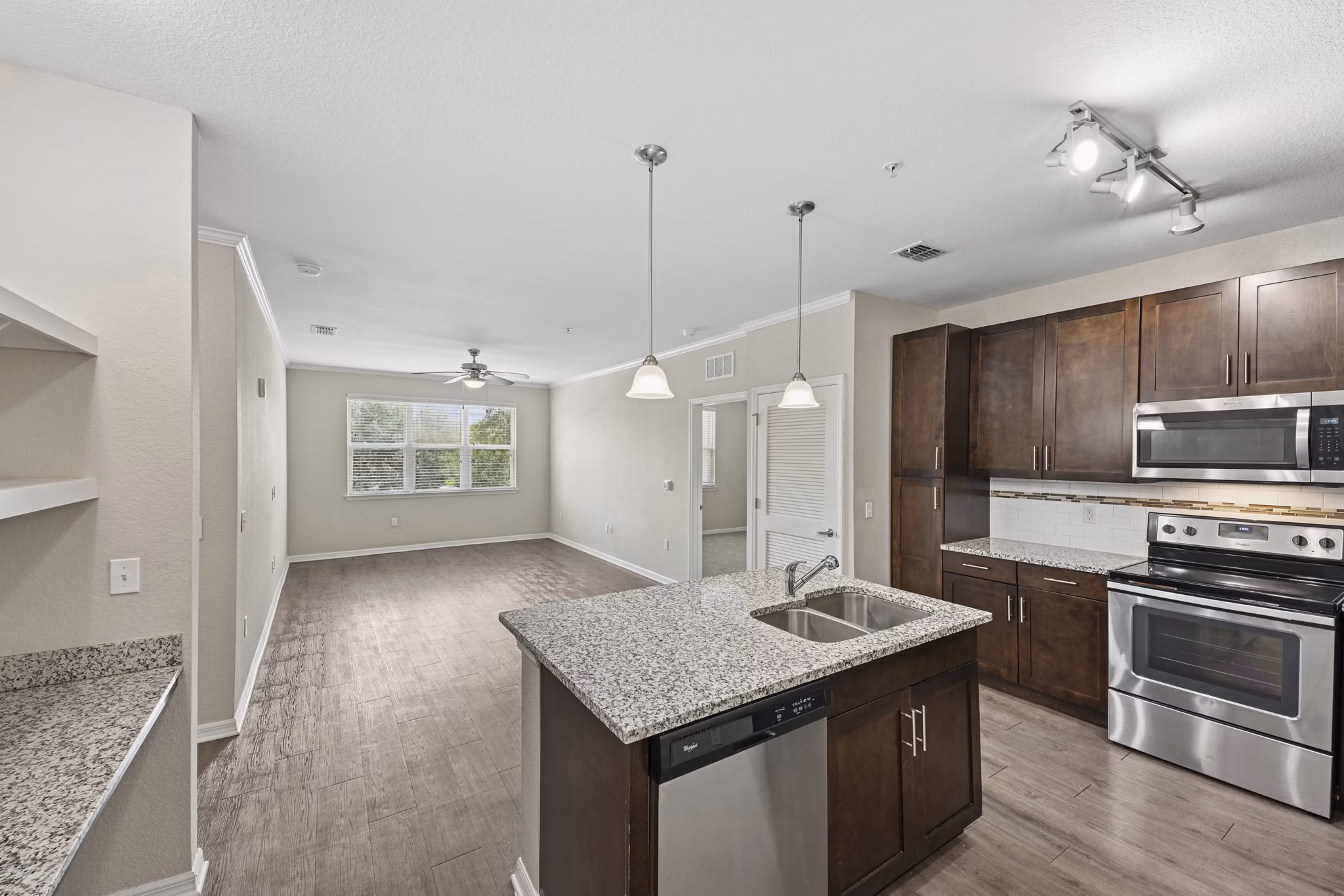 kitchen at Integra Lakes Apartments