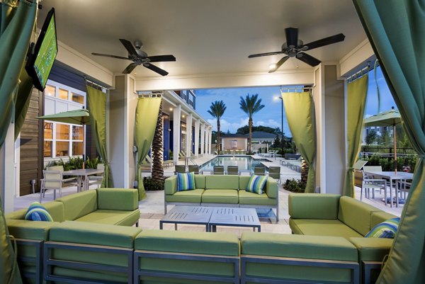 patio at Integra Lakes Apartments