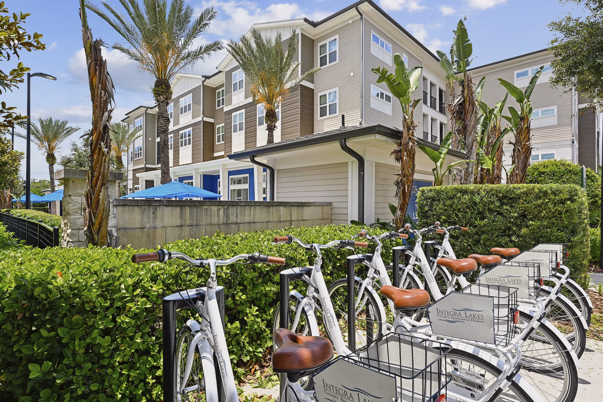 bike storage at Integra Lakes Apartments