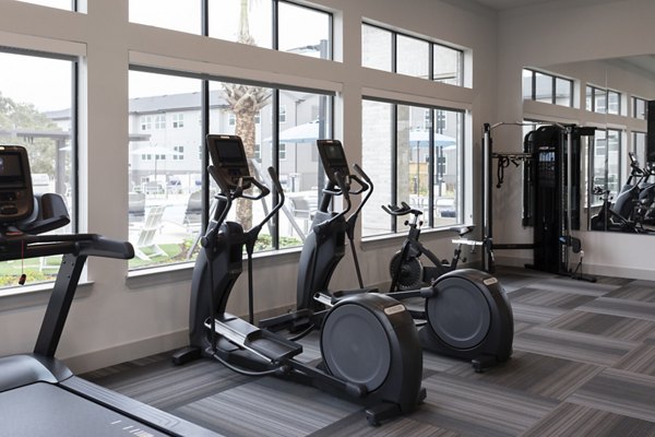State-of-the-art fitness center at Prose North West Apartments with modern equipment and spacious workout areas