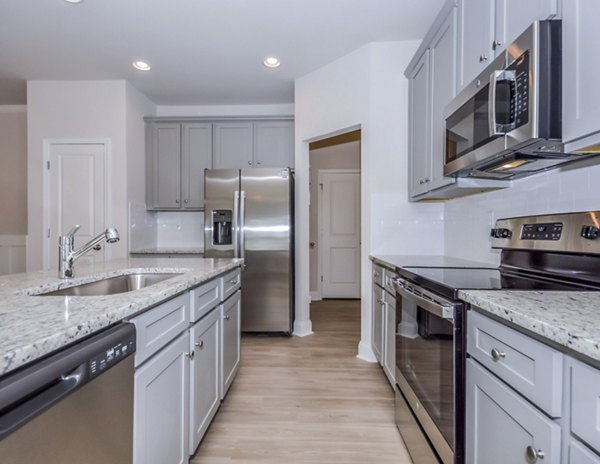 kitchen at Tranquil Gardens Apartments