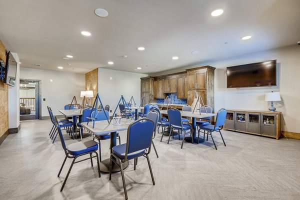 Clubhouse at Alders Magnolia Apartments: Luxurious spaces with modern furnishings and an elegant design perfect for social gatherings