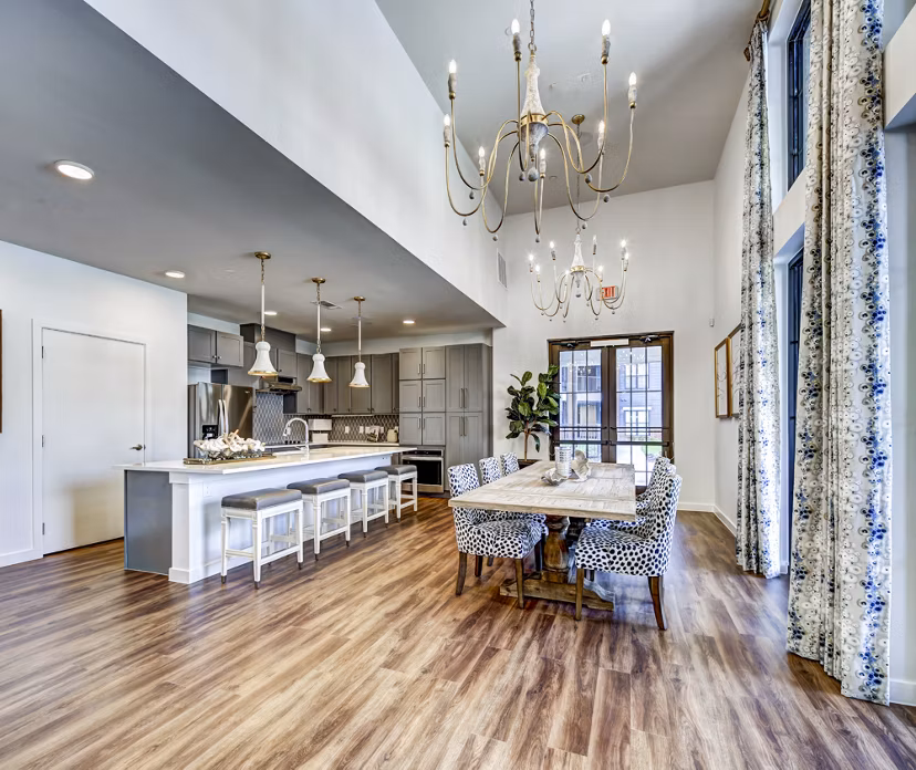 Luxury clubhouse with state-of-the-art amenities at NorthStar Georgetown Apartments