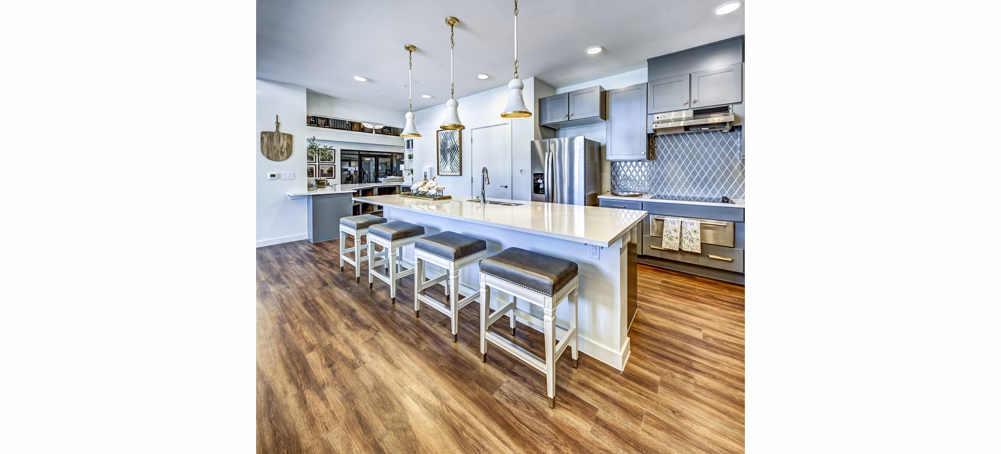 Welcoming clubhouse with modern furnishings at NorthStar Georgetown Apartments
