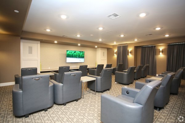 theater at The Orchards at Arlington Highlands Apartments