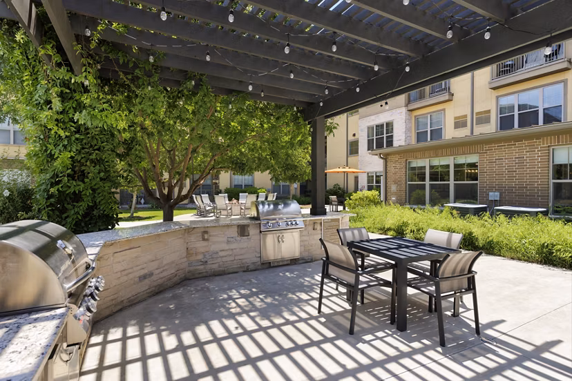 Luxurious spa featuring relaxation amenities at The Orchards at Arlington Highlands Apartments