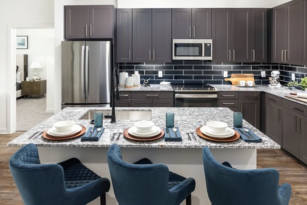 kitchen at Bellamy Executive Park Apartments