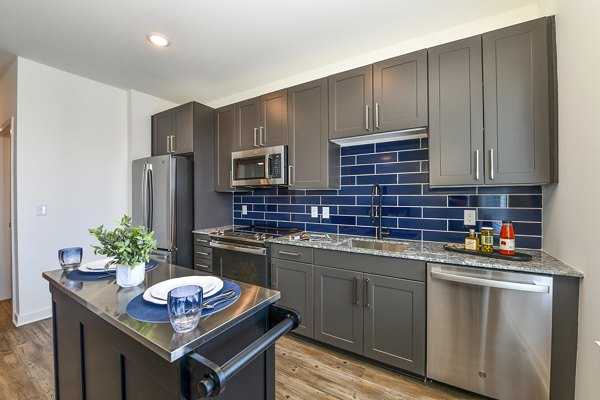 kitchen at Bellamy Executive Park Apartments