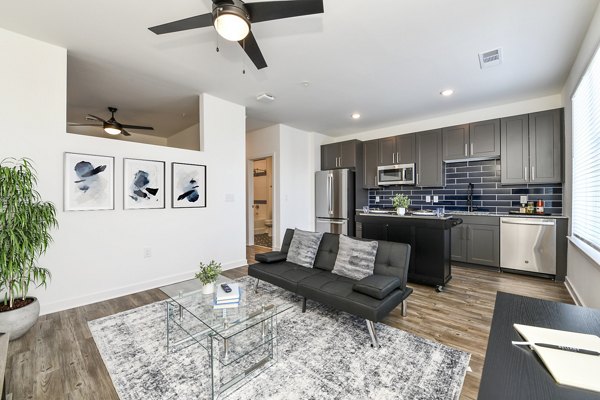 living room at Bellamy Executive Park Apartments