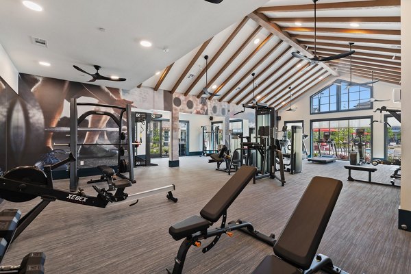 fitness center at Silos Harvest Green Apartments