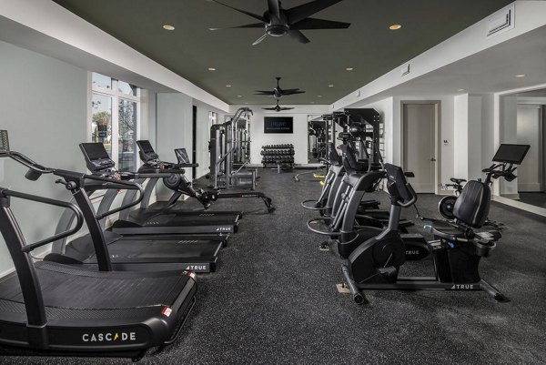 Fitness center with state-of-the-art equipment at Prose McCullough Station Apartments