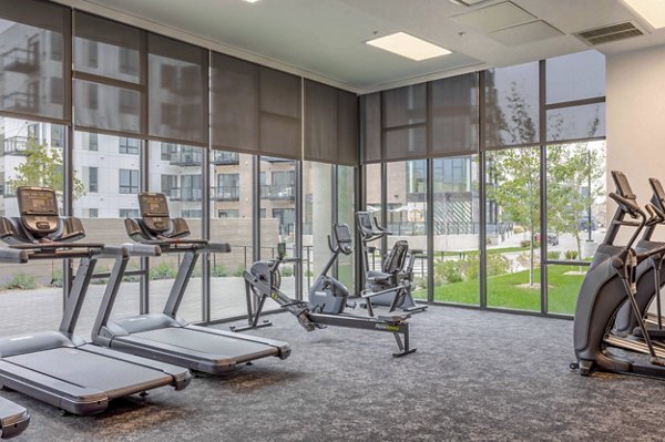 fitness center at The Lydell Apartments