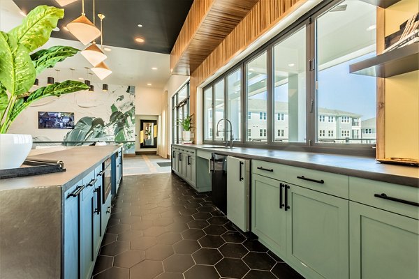 Luxury clubhouse featuring elegant design at Birchway Rivergate Apartments