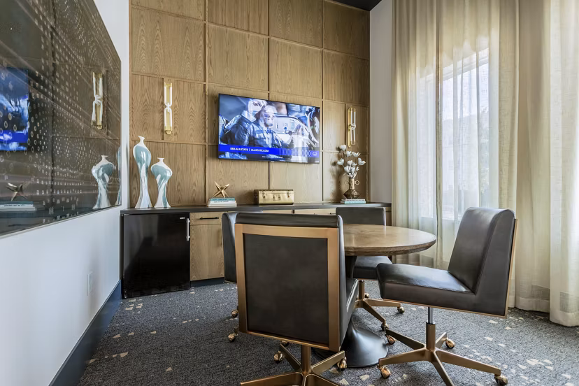 State-of-the-art meeting facility at Birchway Rivergate Apartments, perfect for business gatherings and events