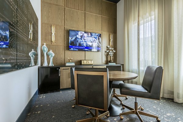 State-of-the-art meeting facility at Birchway Rivergate Apartments, perfect for business gatherings and events