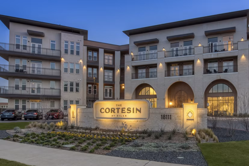 building at The Cortesin at Eilan Apartments