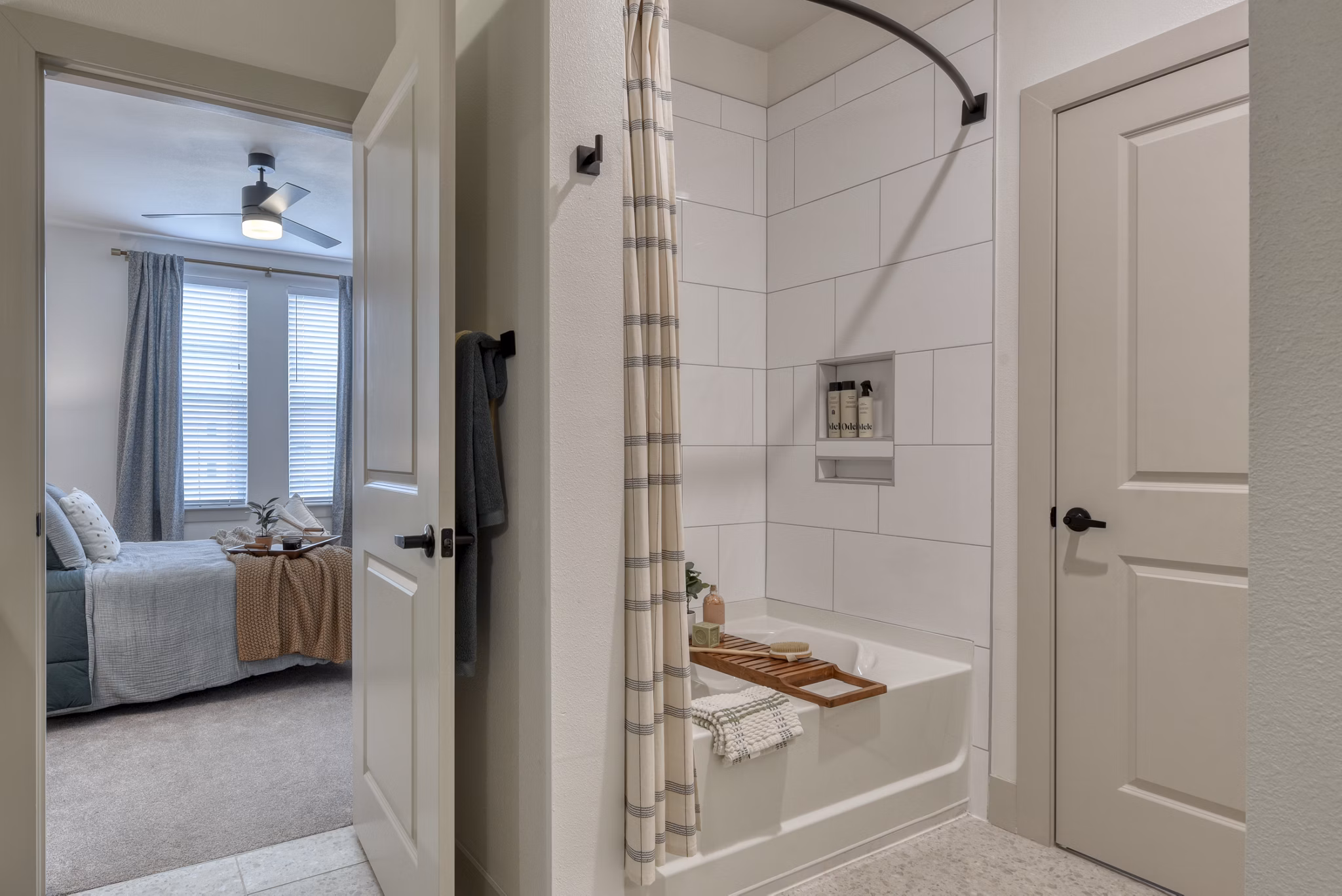 bathroom at The Cortesin at Eilan Apartments