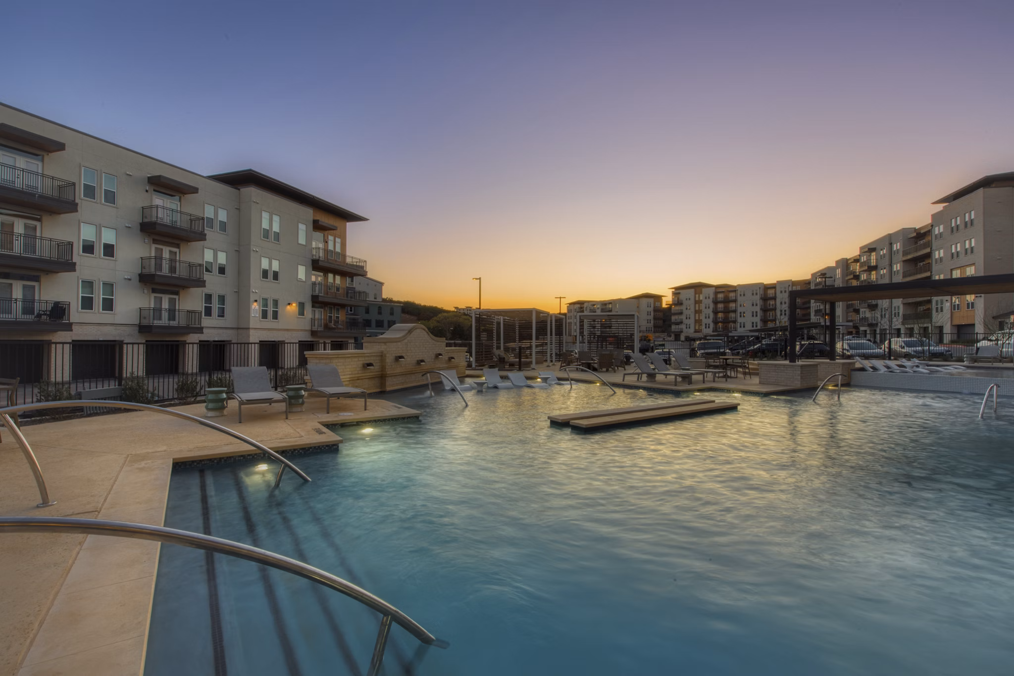 pool at The Cortesin at Eilan Apartments