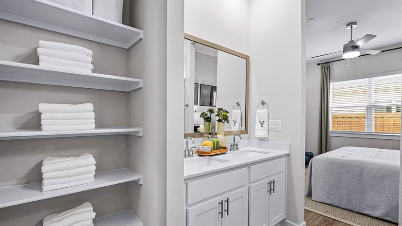 bathroom at Yardly Cypress Apartments