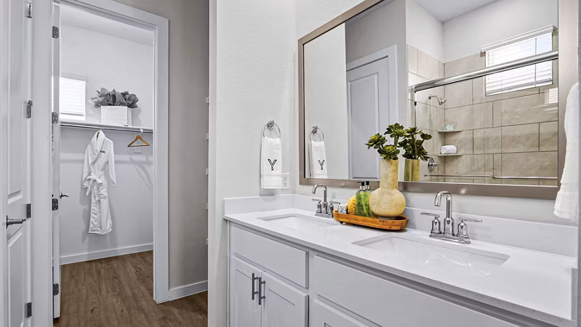 bathroom at Yardly Cypress Apartments