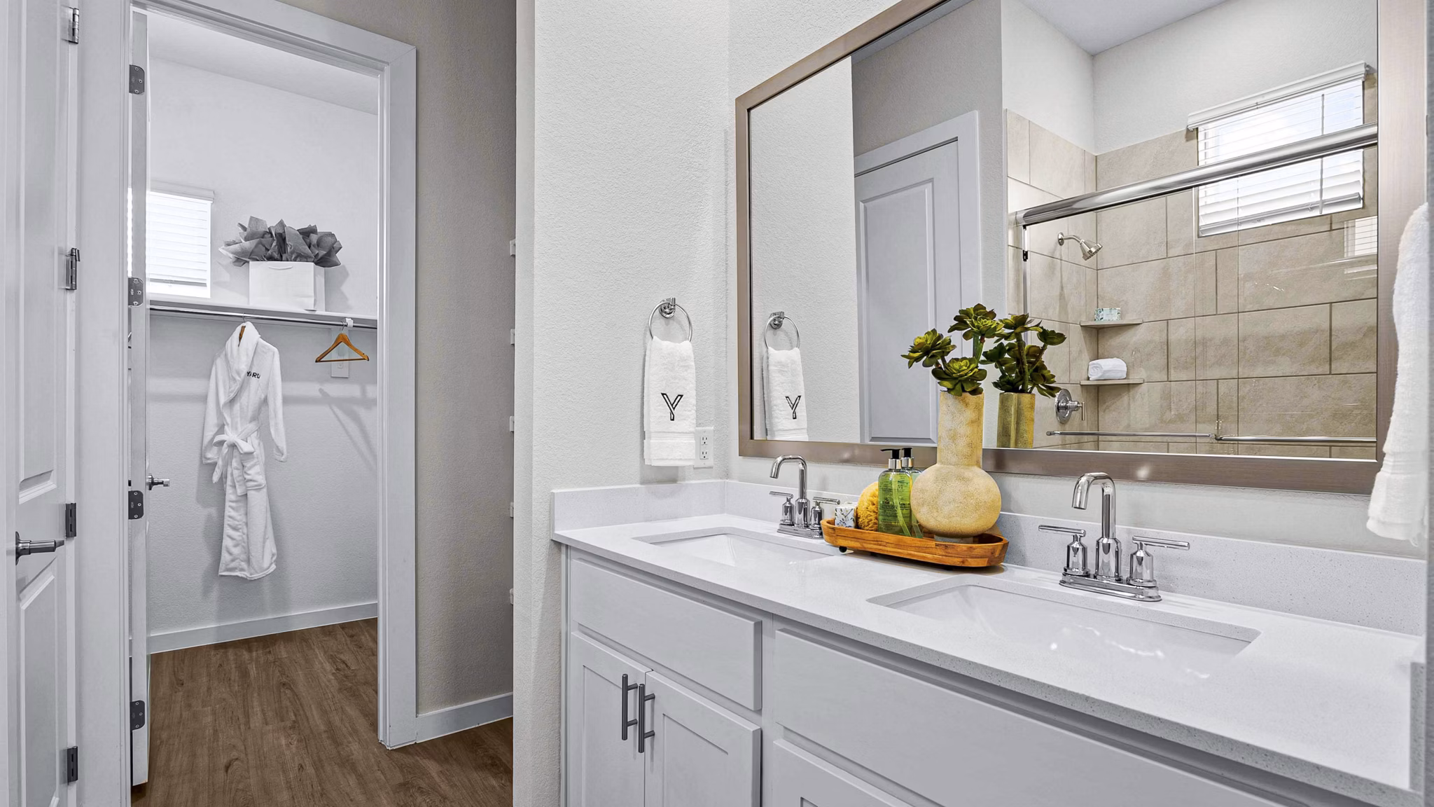 bathroom at Yardly Cypress Apartments