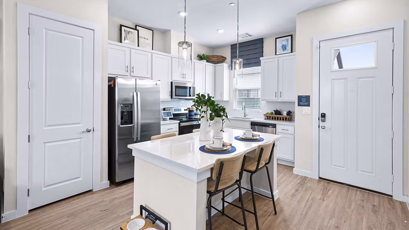 kitchen at Yardly Cypress Apartment Homes