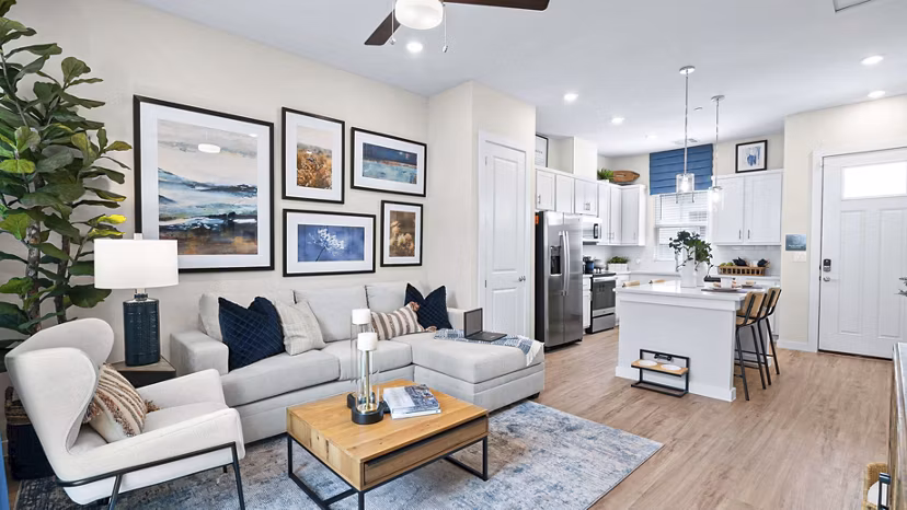living room at Yardly Cypress Apartment Homes