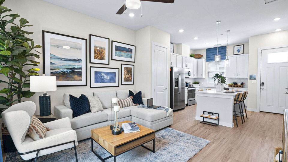 living room at Yardly Cypress Apartment Homes