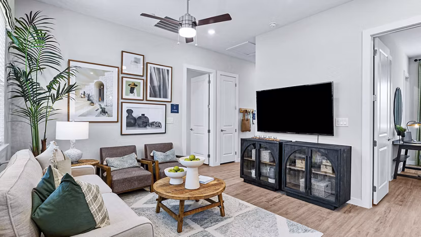 living room at Yardly Cypress Apartment Homes