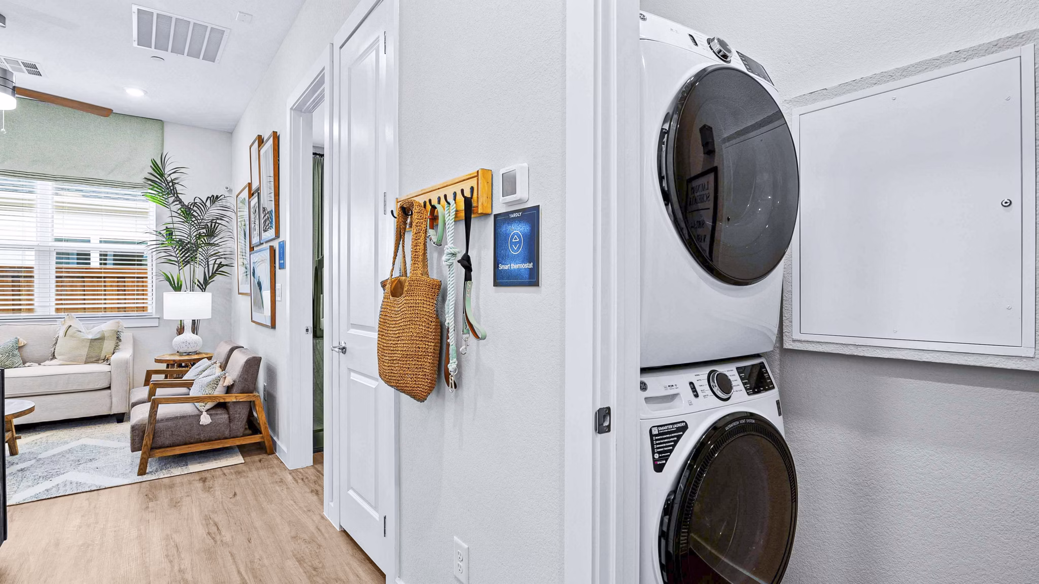 laundry room at Yardly Cypress Apartment Homes