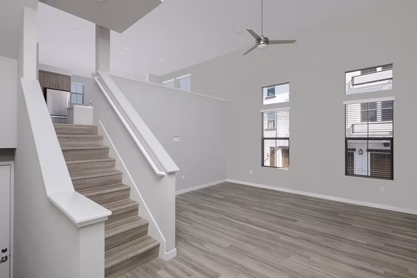 living room at Vida at Morgan Hill Apartments