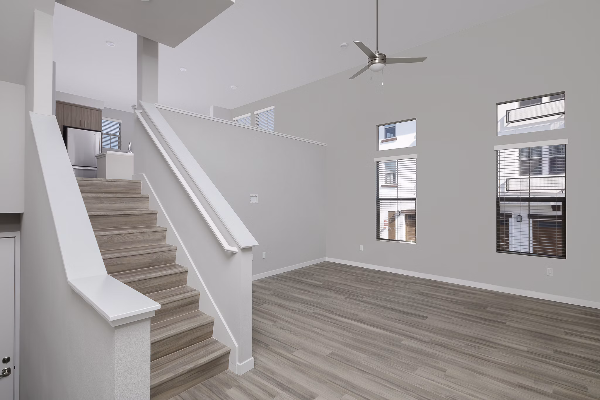 living room at Vida at Morgan Hill Apartments