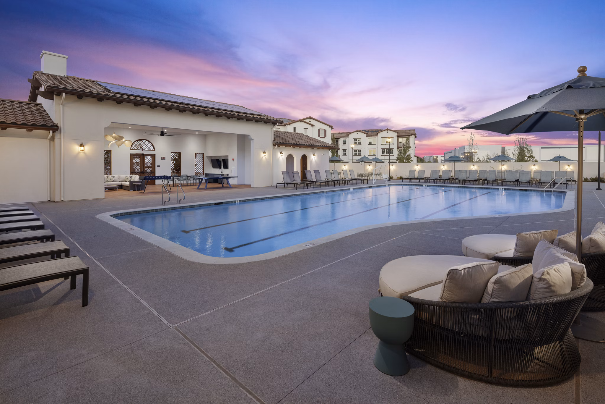 pool at Vida at Morgan Hill Apartments