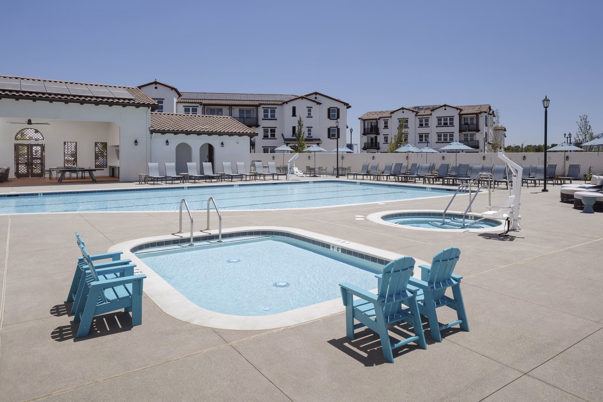 pool at Vida at Morgan Hill Apartments