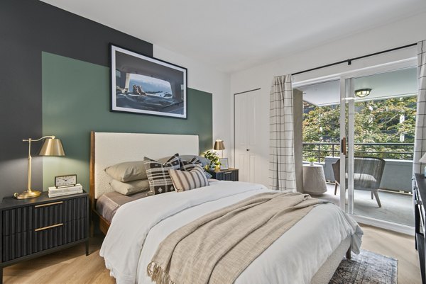 bedroom at Novi at Queen Anne Apartments