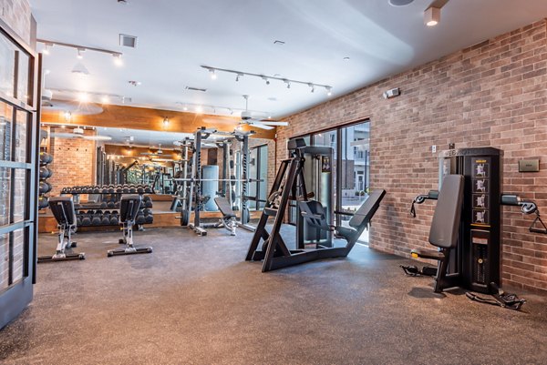 fitness center at Vera at Cedar Park Apartments