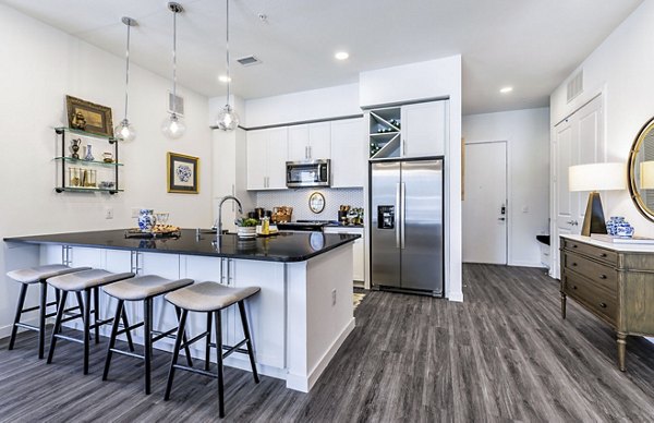 kitchen at Vera at Cedar Park Apartments