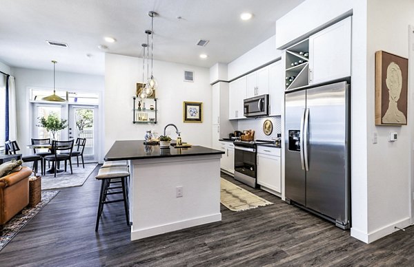 kitchen at Vera at Cedar Park Apartments