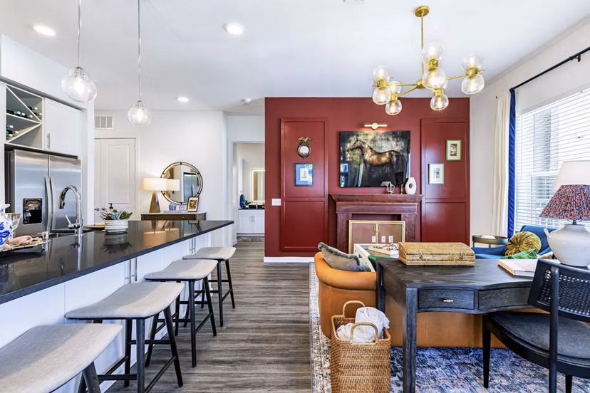 living room at Vera Cedar Park Apartments